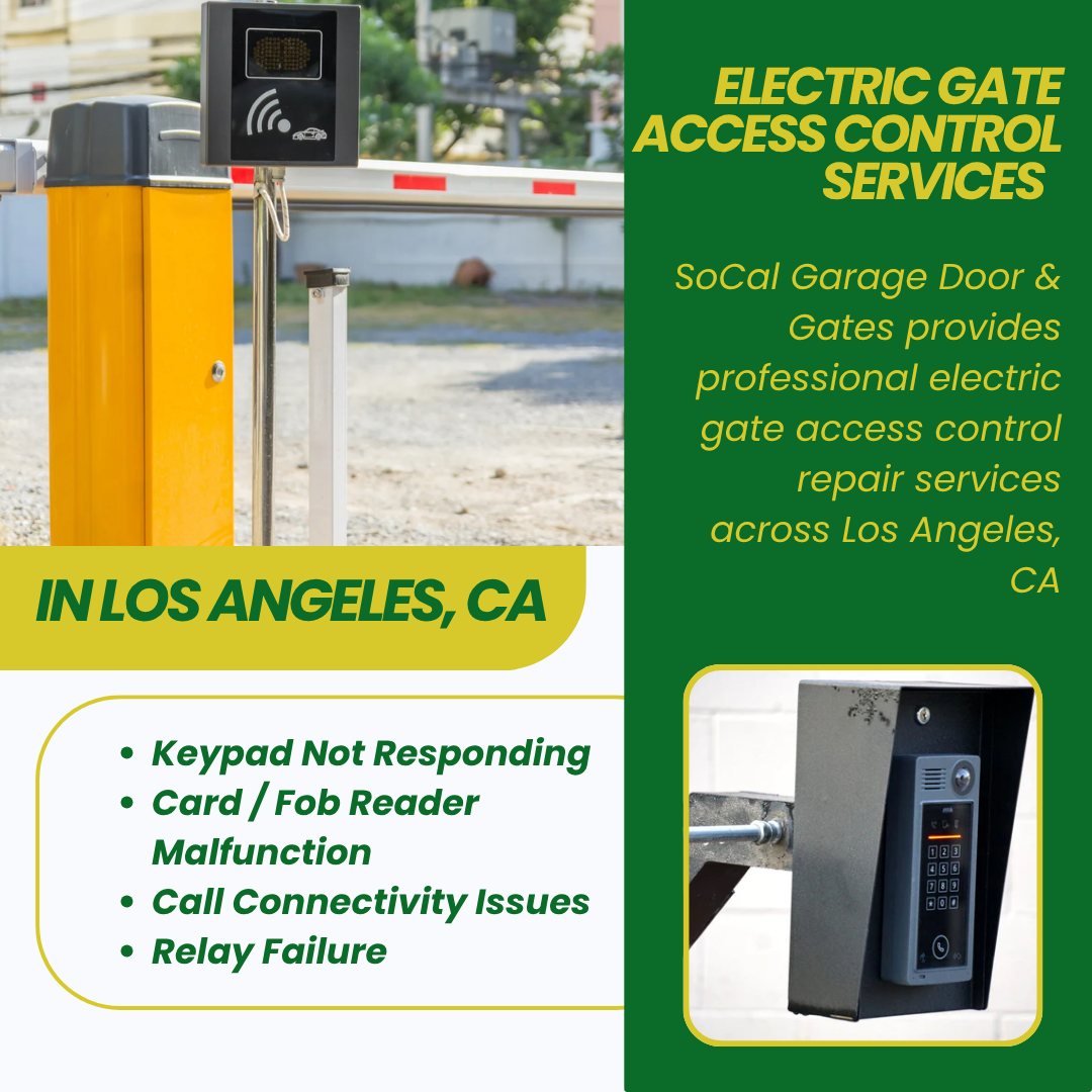 Electric Gate Access Control Services in Los Angeles, CA