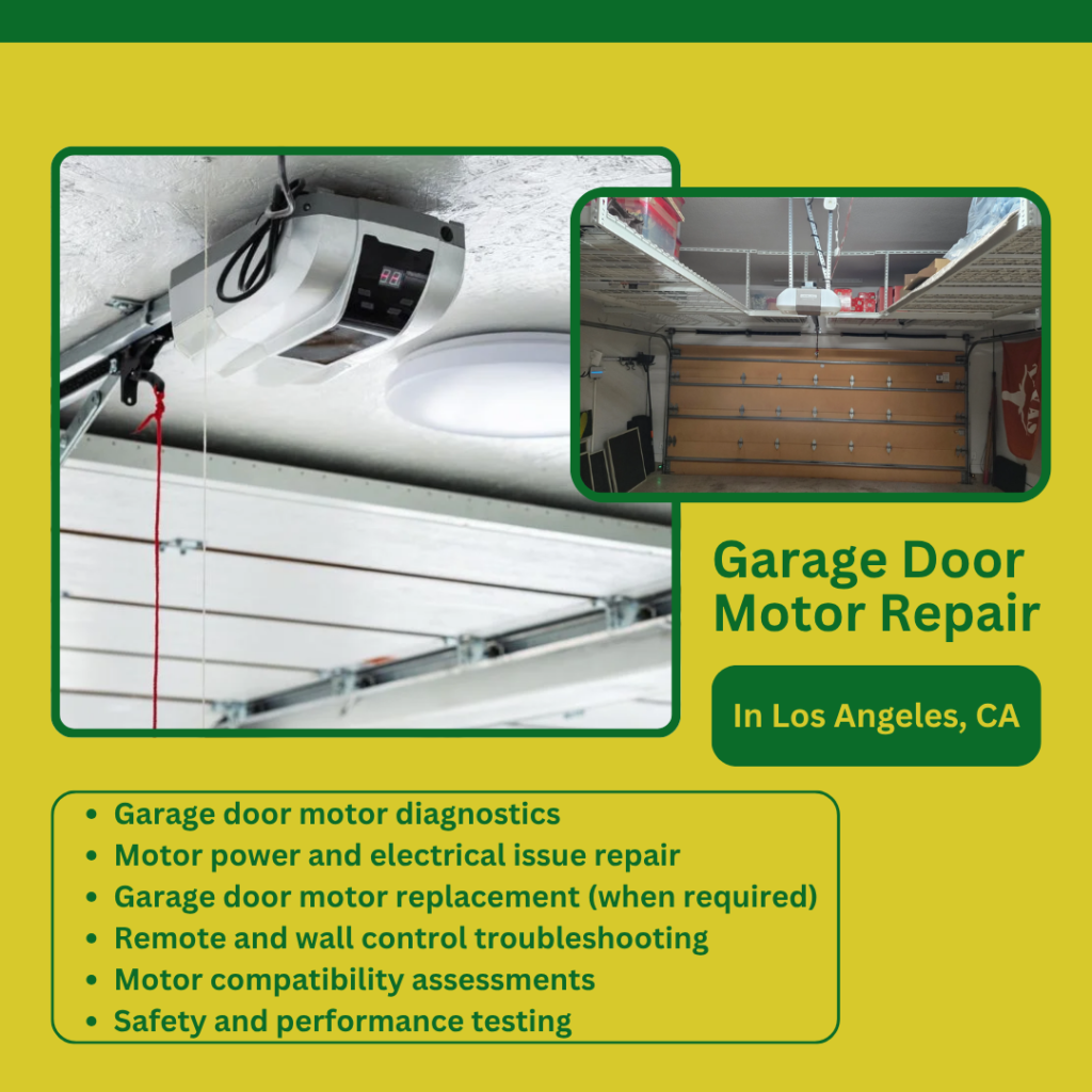 Garage Door Motor Repair in Los Angeles, CA