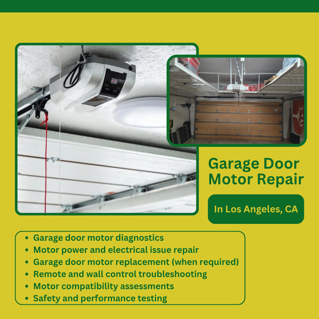 Garage Door Motor Repair in Los Angeles, CA