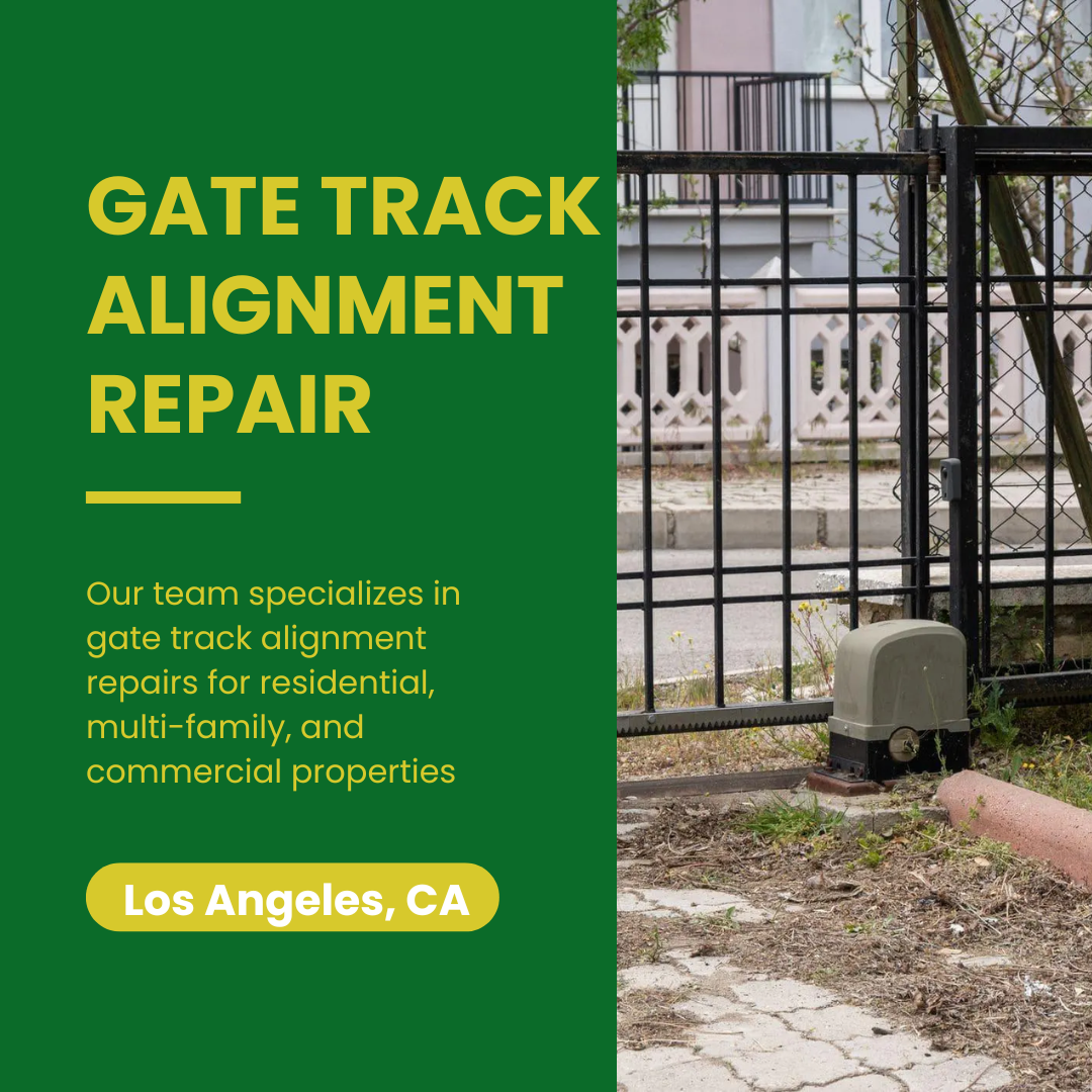 Gate Track Alignment